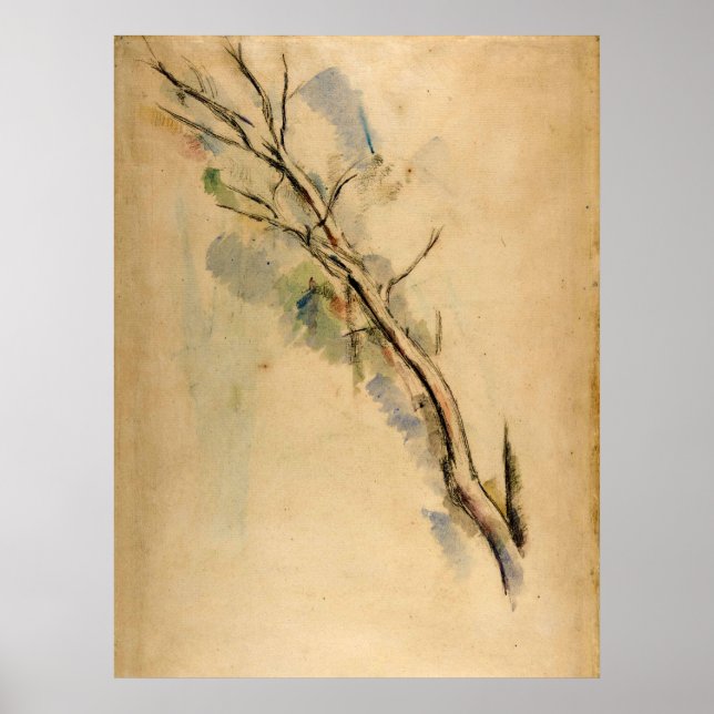 Poster Paul Cezanne Études d'un arbre (Devant)