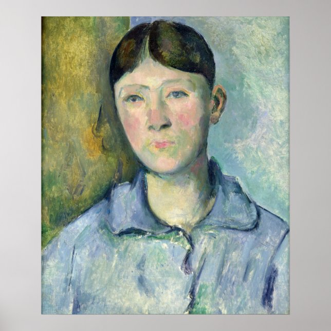 Poster Paul Cezanne | Portrait de Madame Cezanne, 1885-18 (Devant)