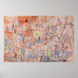 Poster Paul Klee Sparse Foliage