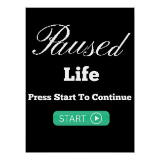 Poster Paused Life