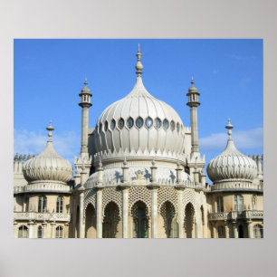 Poster Pavillon royal, Brighton, Sussex, Angleterre