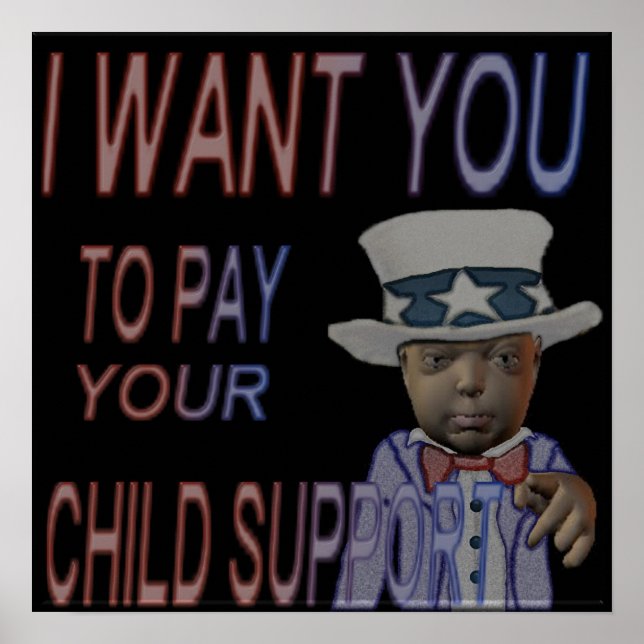POSTER PAYER L'AIDE À L'ENFANT (Devant)