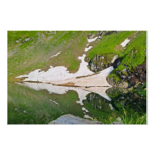 Poster Paysage alpin du lac Balea - Nature sauvage Rouman