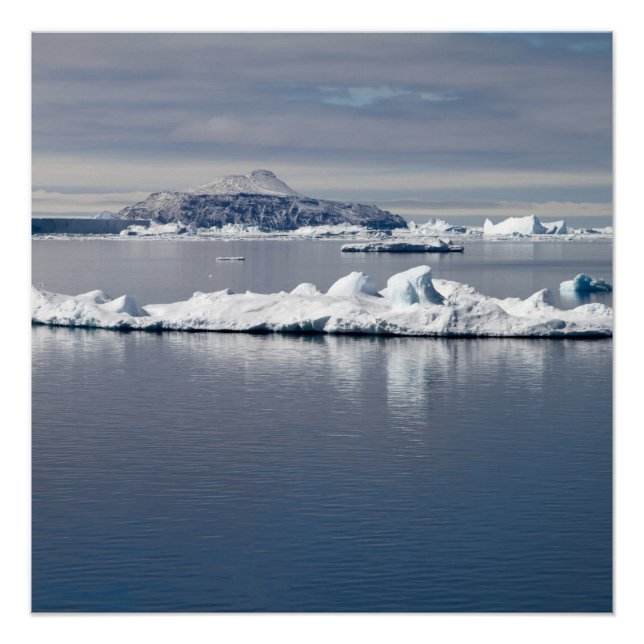 Poster Paysage antarctique (Devant)