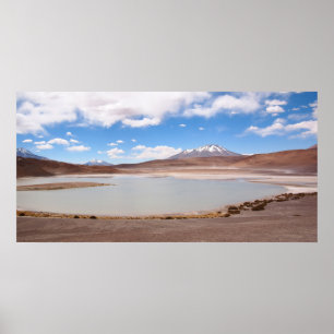 Poster Paysage de lac sur l'affiche d'Altiplano