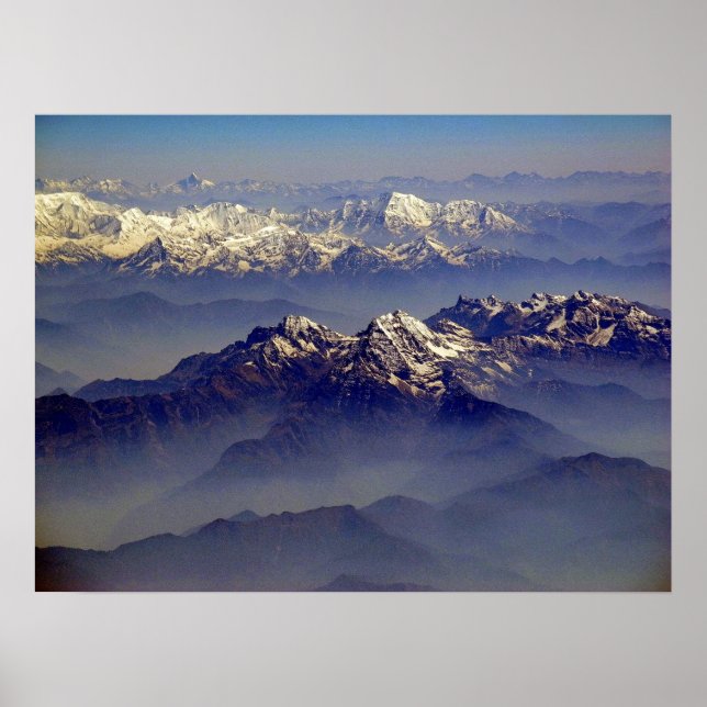 Poster Paysage de l'Himalaya (Devant)
