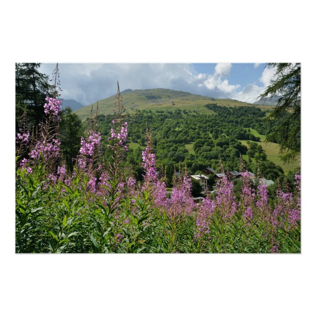 Poster paysage de montagne (Devant)