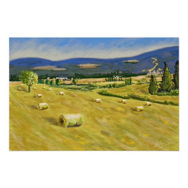 Poster Paysage de villard de lans et méaudre. (Devant)