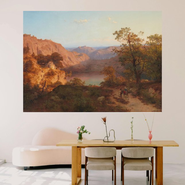 Poster Paysage d'Eifel (1843) - Heinrich Funk (Créateur téléchargé)