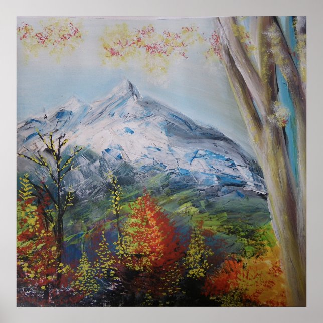 Poster Paysage des Alpes 3 (Devant)