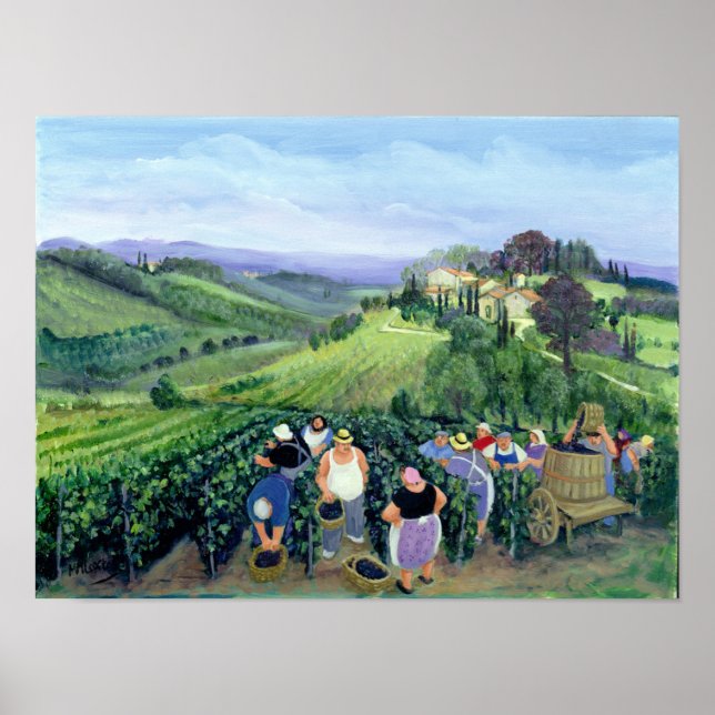 Poster Paysage du Chianti (Devant)