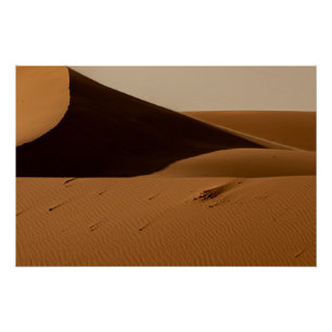 Poster Paysage du désert des dunes de sable