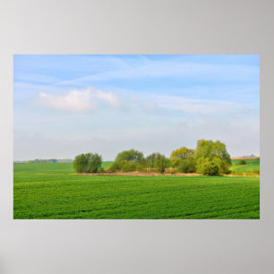 Poster paysage en wallon, province de Liège