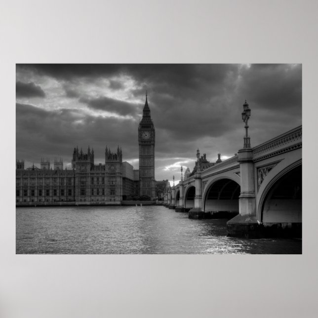 Poster Paysage londonien (Devant)