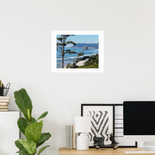 Poster Paysage marin de l'Oregon photographique