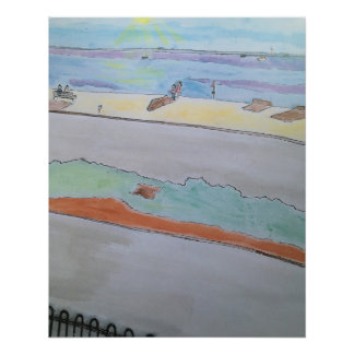 Poster Paysage marin Essex/Westcliff