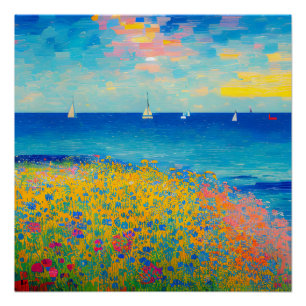 Poster Paysage maritime 08