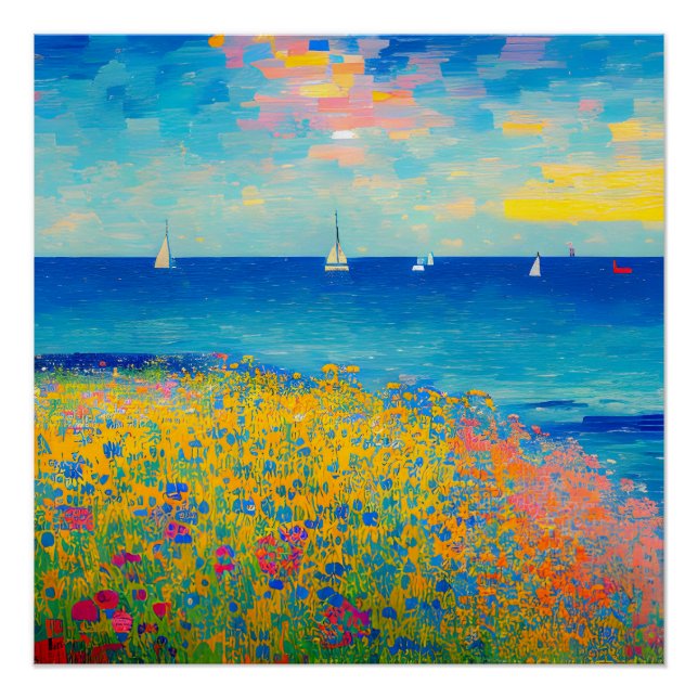 Poster Paysage maritime 08 (Devant)