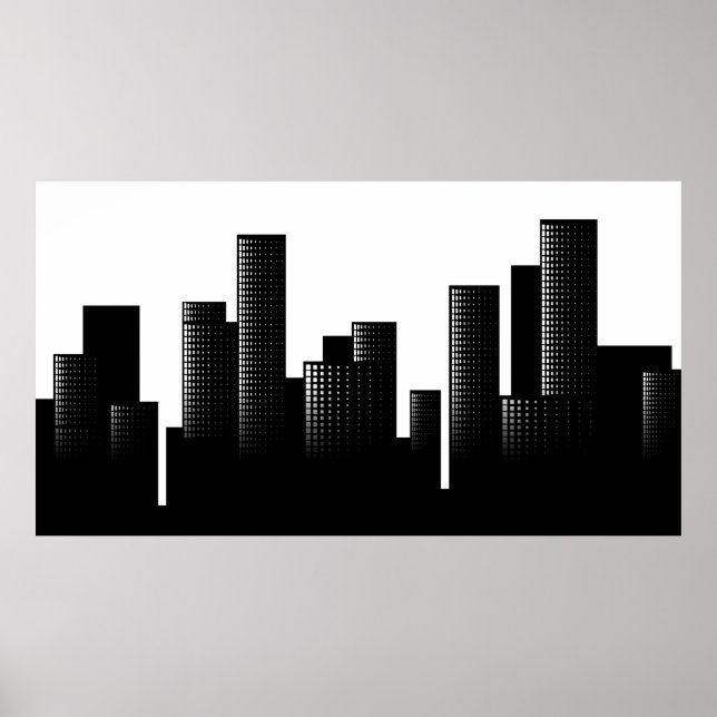 Poster paysage urbain (Devant)