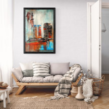 Paysage urbain abstrait