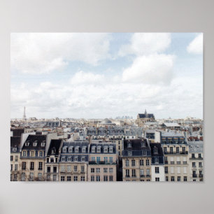 Poster Paysage urbain de Paris France