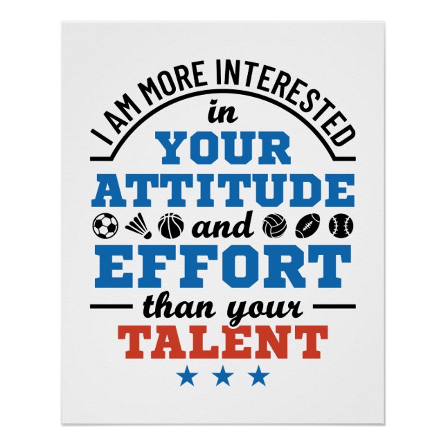 Poster PE Enseignant Enseignement physique Attitude de l' (Devant)