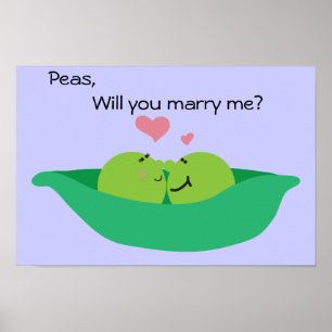 Poster Pea Pod Sweethearts