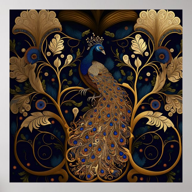 Poster Peacock (Devant)