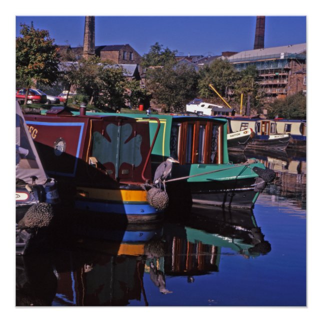 Poster Peak Forest Canal Derbyshire Angleterre (Devant)