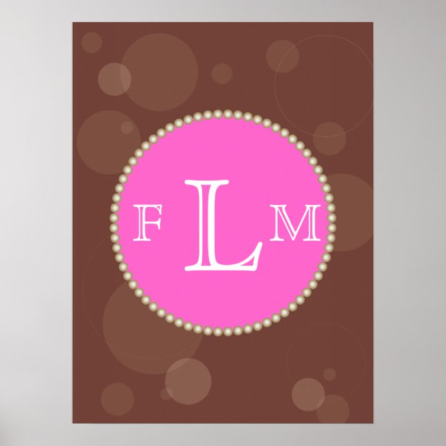 Poster Pearl Monogram (Devant)