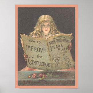 Poster Pears Soap Complexion Ad