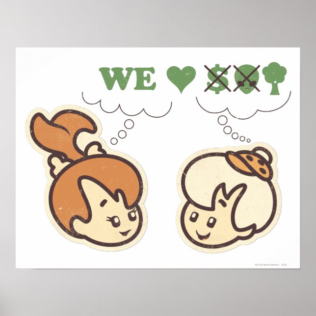 Poster PEBBLES™ et Bam Bam Love Nature (Devant)