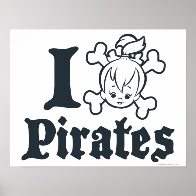 Poster PEBBLES™ Le pirate (Devant)