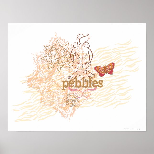 Poster PEBBLES™ Sandy Design (Devant)