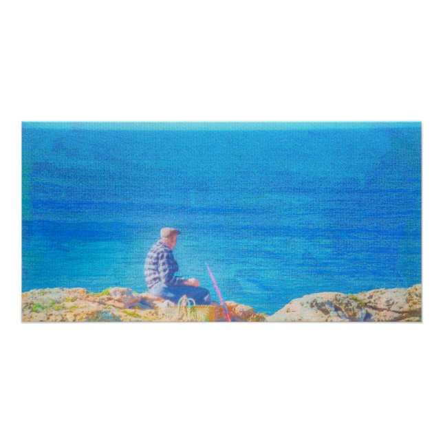 Poster Pêche en mer (Devant)