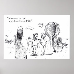Poster pêcheur des hommes