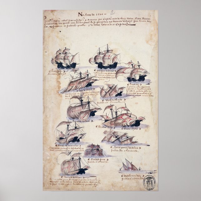 Poster Pedro Alvares Cabral (Devant)