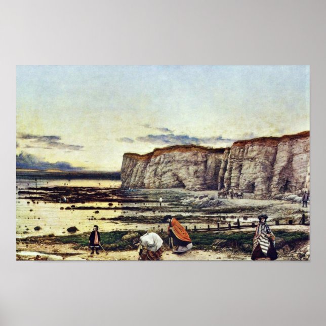 Poster Pegwell Bay À Kent, Rappel Du 5 Octobre (Devant)