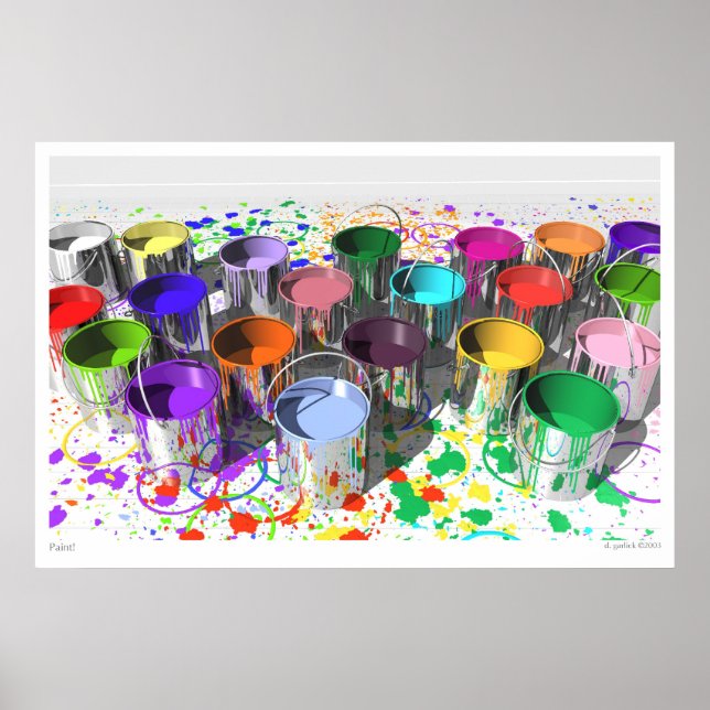 Poster Peindre ! (Devant)