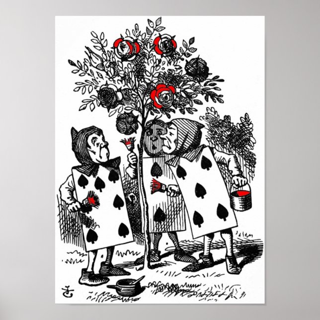 Poster Peindre les Roses (Devant)