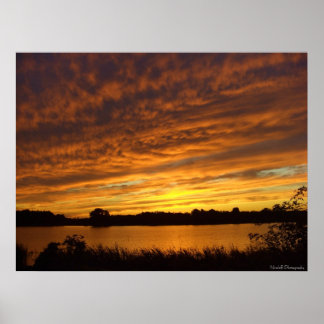 Poster Peindre orange