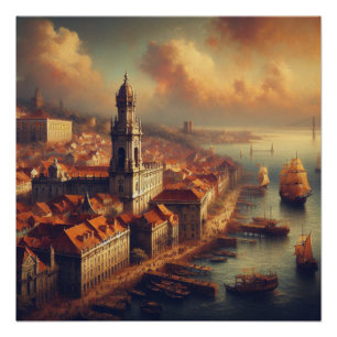 Poster Peinture à l'huile Renaissance