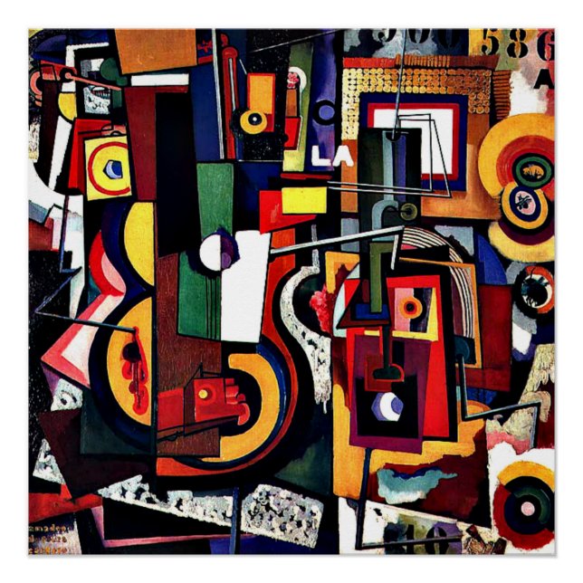 Poster Peinture, Amadeo de Souza-Cardoso (Devant)