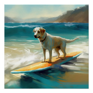 Poster Peinture Anatolie Shepherd Beach Surf