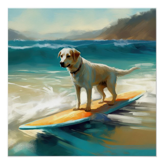 Poster Peinture Anatolie Shepherd Beach Surf (Devant)