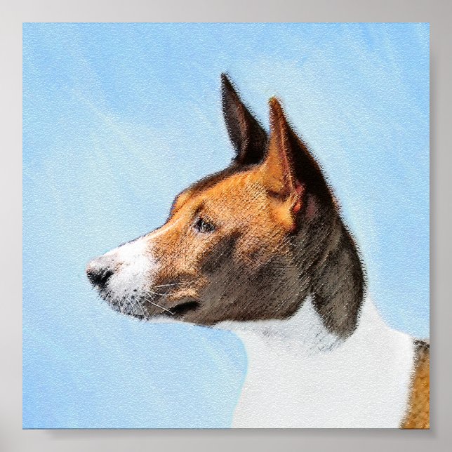 Poster Peinture Basenji - Belle Art Original (Devant)