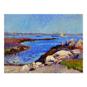 Poster Peinture d'art fin du port de Portsmouth, NH