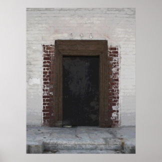 Poster Peinture de la porte urbaine