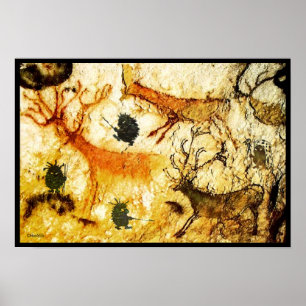 Poster Peinture des grottes de haies