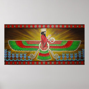 Poster Peinture Faravahar